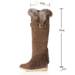 Tassel Hassle Knee Boot's - KeepMeDifferent