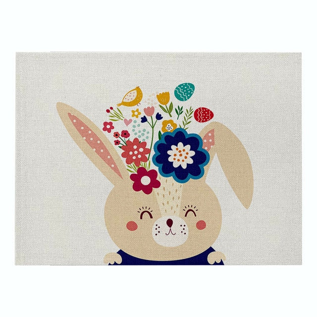 Easter Bunny Placemat's - KeepMeDifferent