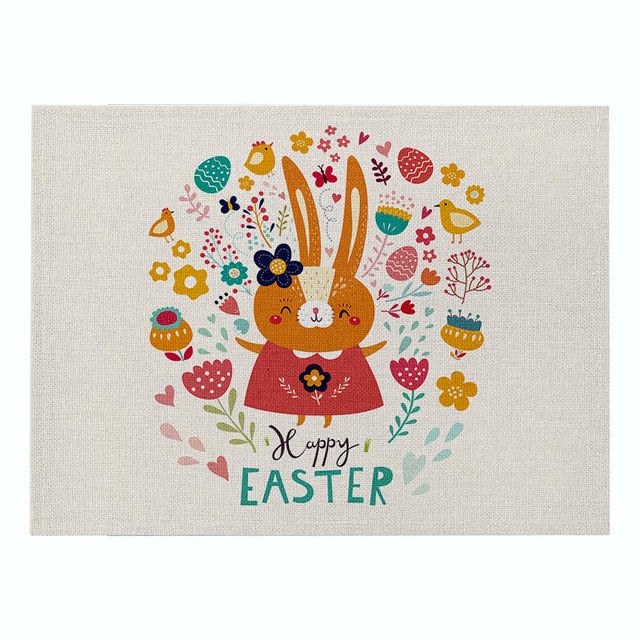 Easter Bunny Placemat's - KeepMeDifferent