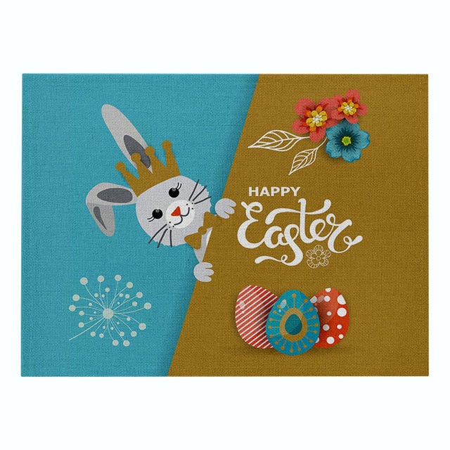 Easter Bunny Placemat's - KeepMeDifferent