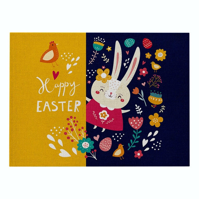 Easter Bunny Placemat's - KeepMeDifferent