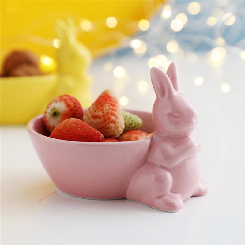 Ceramic Pink Panther Bunny Bowl - KeepMeDifferent