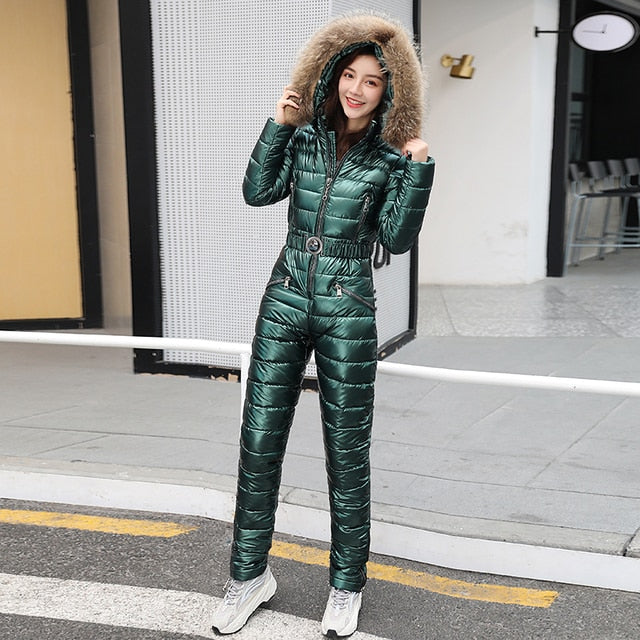 Winter Warmy One Piece Snow Suit For Women