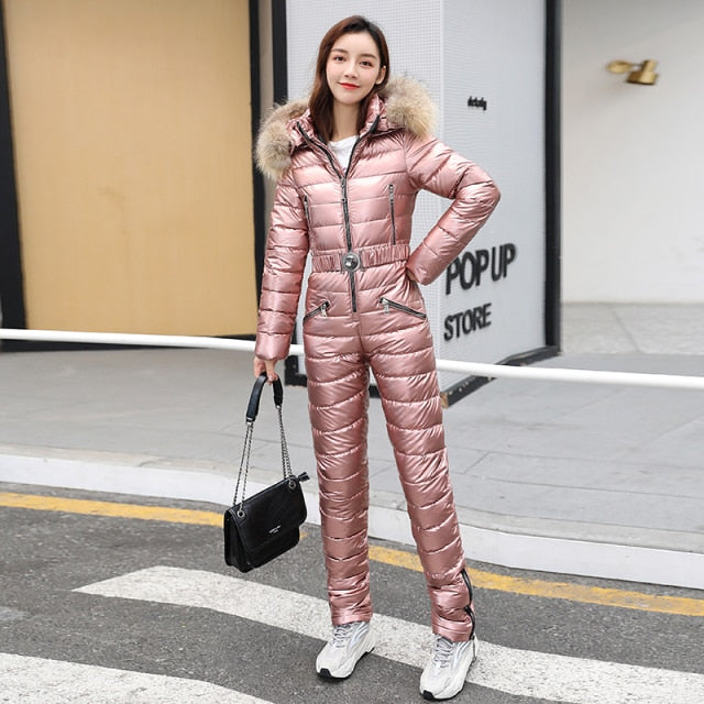 Winter Warmy One Piece Snow Suit For Women