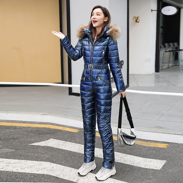 Winter Warmy One Piece Snow Suit For Women