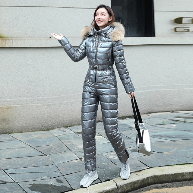 Winter Warmy One Piece Snow Suit For Women