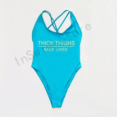 THICK THIGHS SAVE LIVES (Comes In Plus Sizes As Well) - KeepMeDifferent