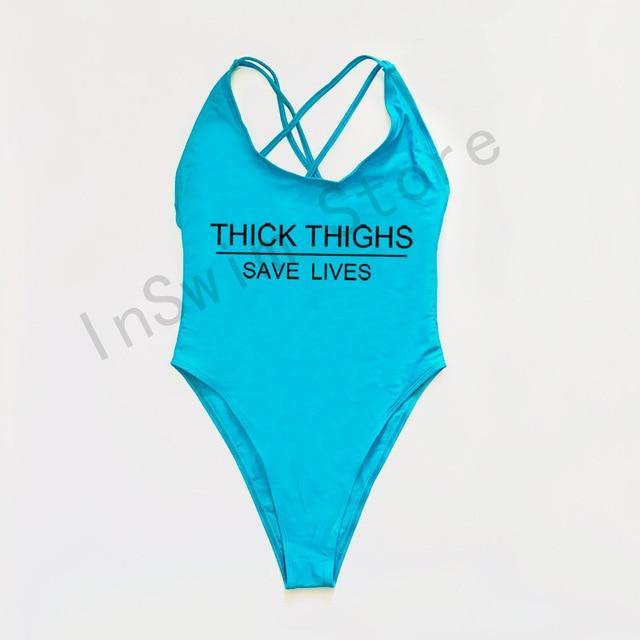 THICK THIGHS SAVE LIVES (Comes In Plus Sizes As Well) - KeepMeDifferent