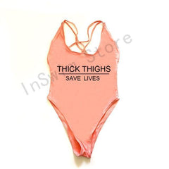 THICK THIGHS SAVE LIVES (Comes In Plus Sizes As Well) - KeepMeDifferent