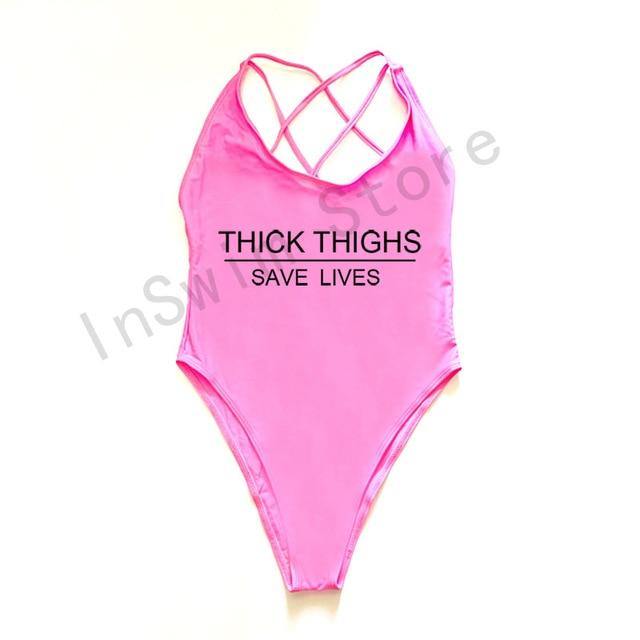 THICK THIGHS SAVE LIVES (Comes In Plus Sizes As Well) - KeepMeDifferent