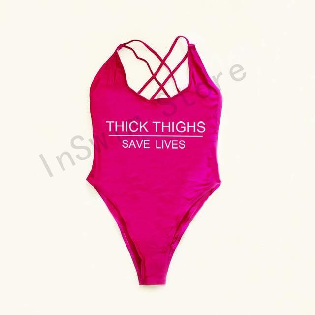 THICK THIGHS SAVE LIVES (Comes In Plus Sizes As Well) - KeepMeDifferent