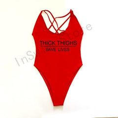 THICK THIGHS SAVE LIVES (Comes In Plus Sizes As Well) - KeepMeDifferent