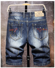 Ripped Denim Men Short's