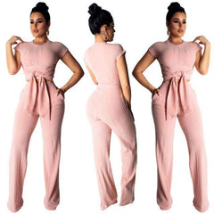 2 Piece Fitted Pants Set - KeepMeDifferent