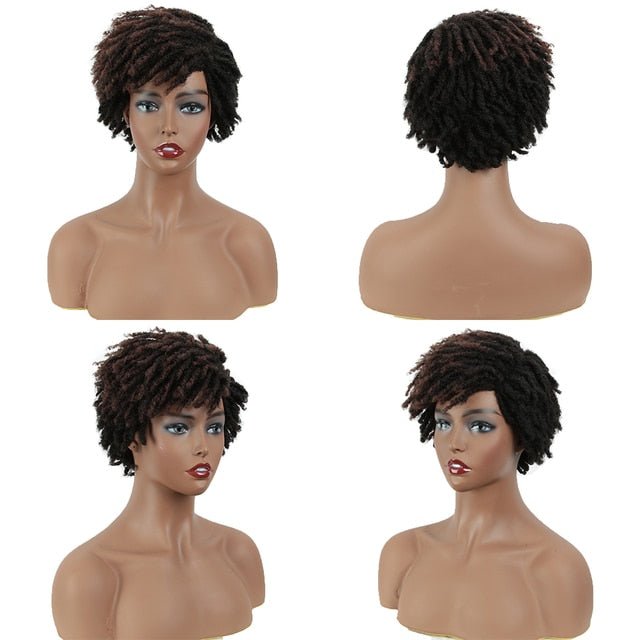 Dread Lock Kinky Short Wig