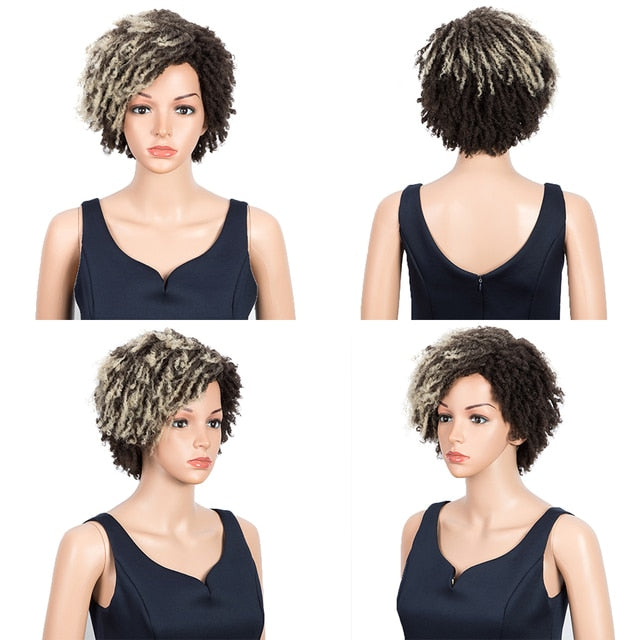 Dread Lock Kinky Short Wig