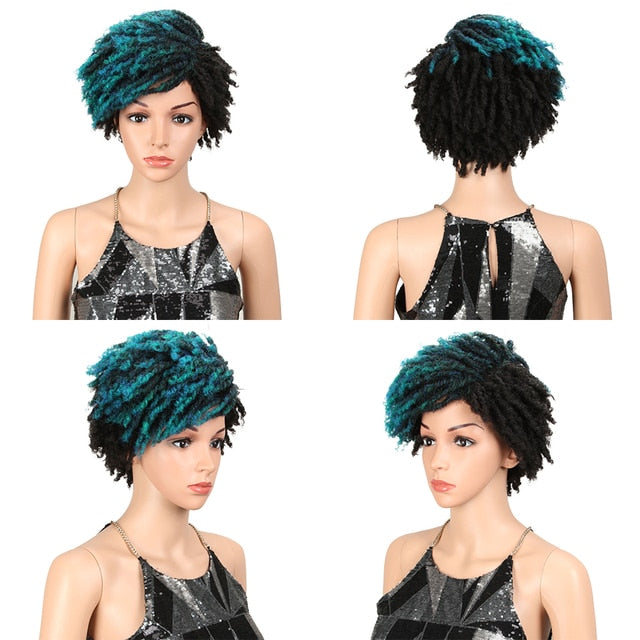 Dread Lock Kinky Short Wig