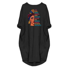 African American Oversize Pocket Dress - KeepMeDifferent