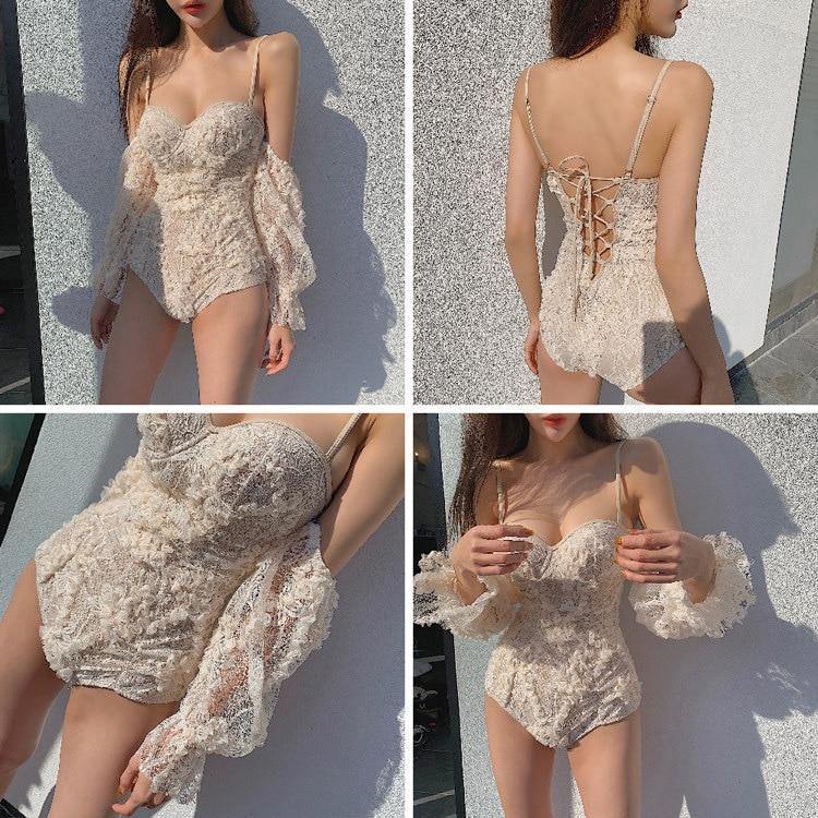 Such A Lady One Piece Swim Suit - KeepMeDifferent