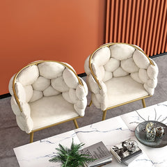 Fluffy Duck Velvet Armchair