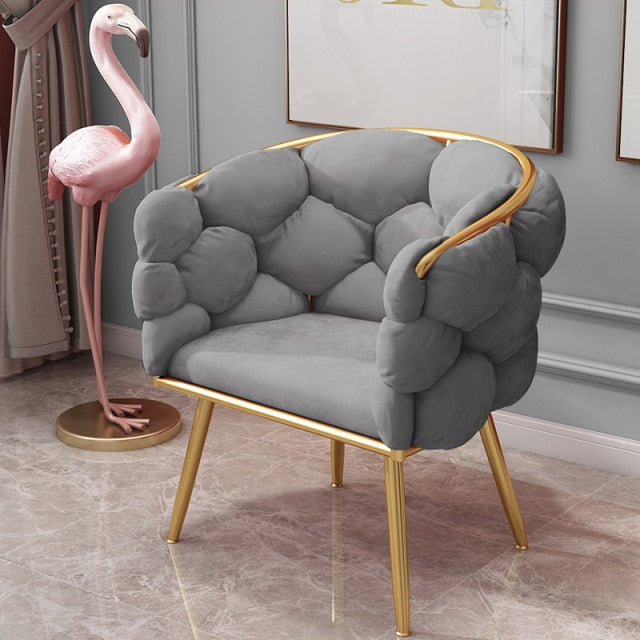 Fluffy Duck Velvet Armchair