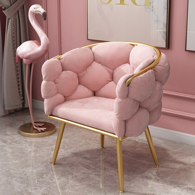 Fluffy Duck Velvet Armchair