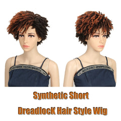 Dread Lock Kinky Short Wig