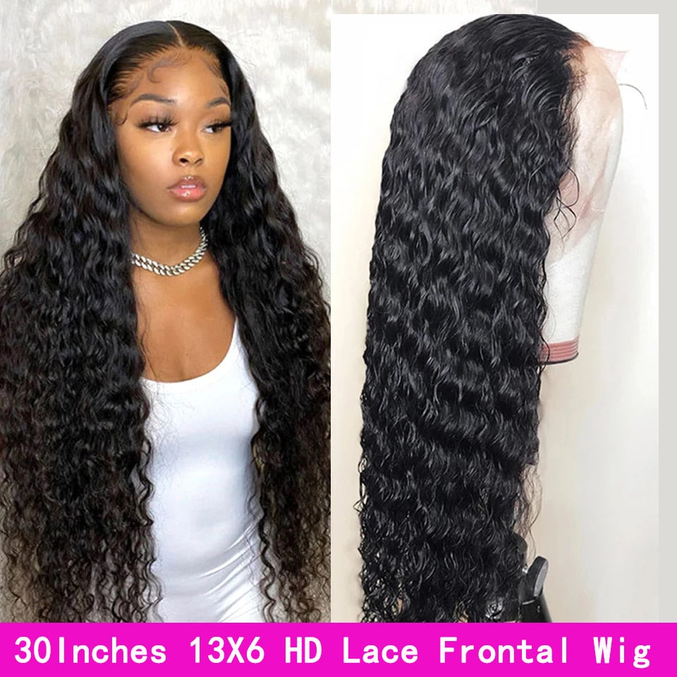 HD DEEP WAVE Transparent Lace Front