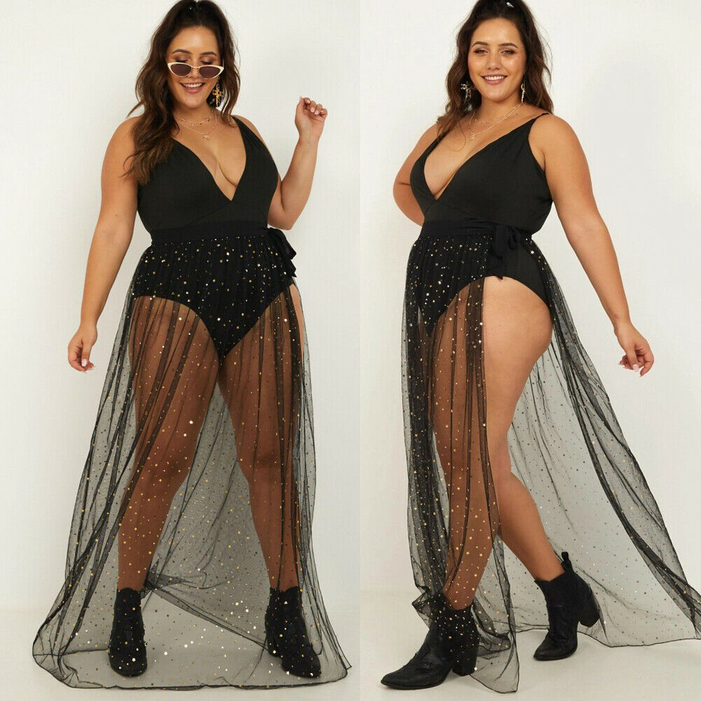 Sparkle Me Black Swmsuit Cover Up - KeepMeDifferent