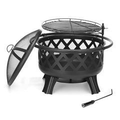 Outdoor Fire Pit/BBQ Grill