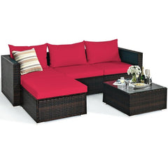 5PC Patio Sectional w/ Coffee Table