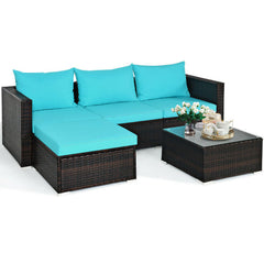 5PC Patio Sectional w/ Coffee Table