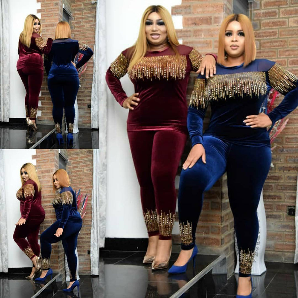 Royalty Is Who I Am 2 Piece Plus Size Set