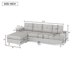 Butt Gray Sectional