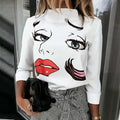 Red Lips-Long Sleeve