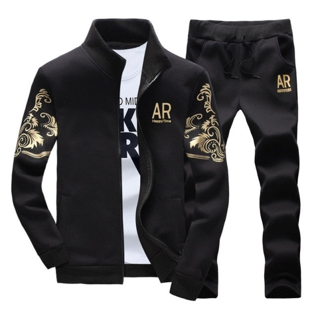 Happiness Is Elegant 2 Piece Men's Sweat Suit