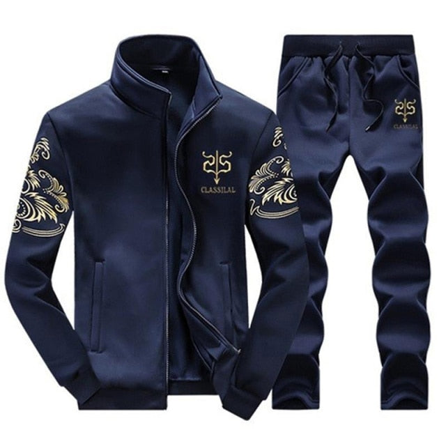 Happiness Is Elegant 2 Piece Men's Sweat Suit