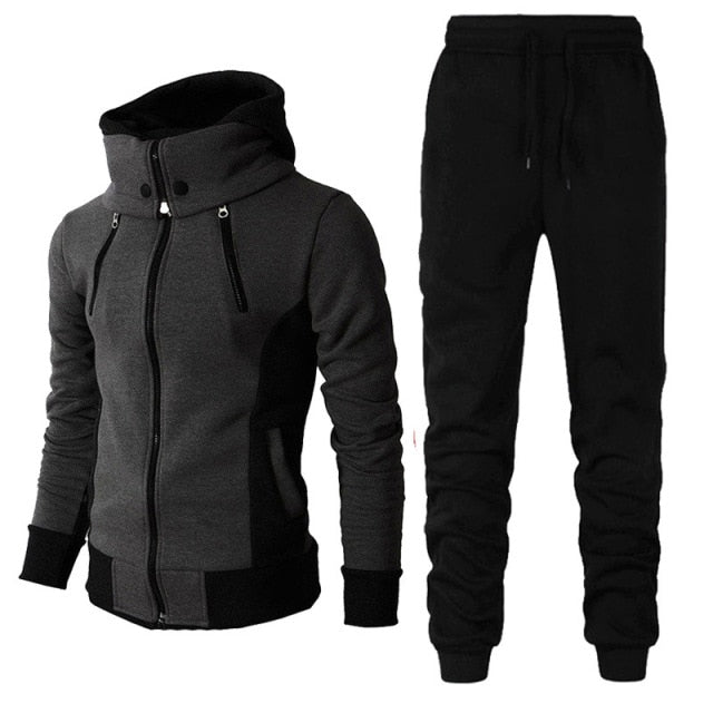 Snap Back 2 Piece Men's Sweatsuit