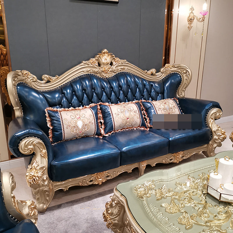 Kingdom Blue Sofa Set