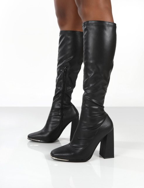 Platform Heel Boots