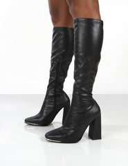 Platform Heel Boots