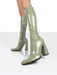 Platform Heel Boots