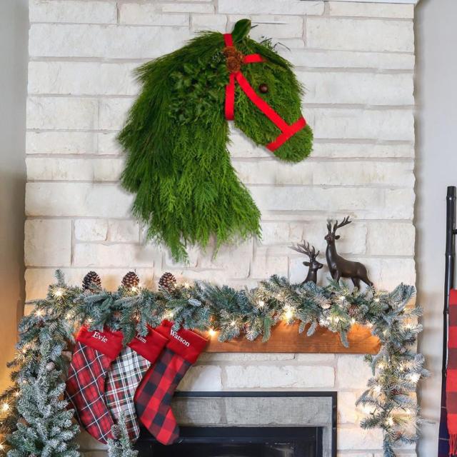 Horse Christmas Wreath