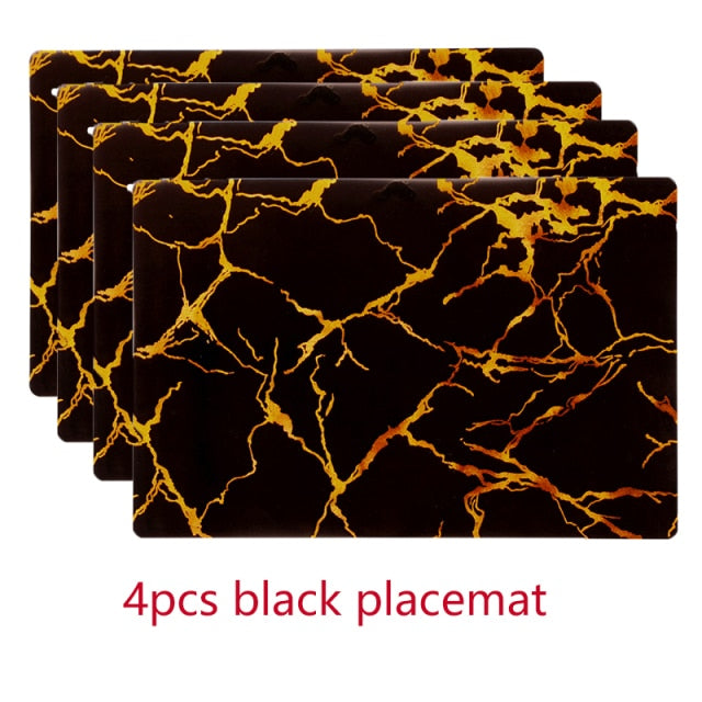 Marvelous Marble Slip Resistance Place Mats