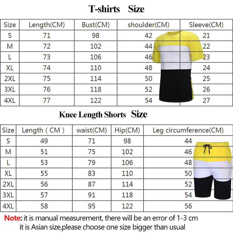 2 piece Men's Short Set