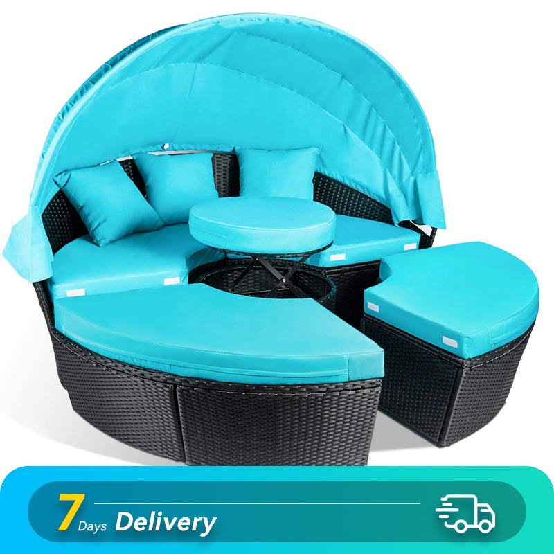 Blue Ocean Canopy Day Bed