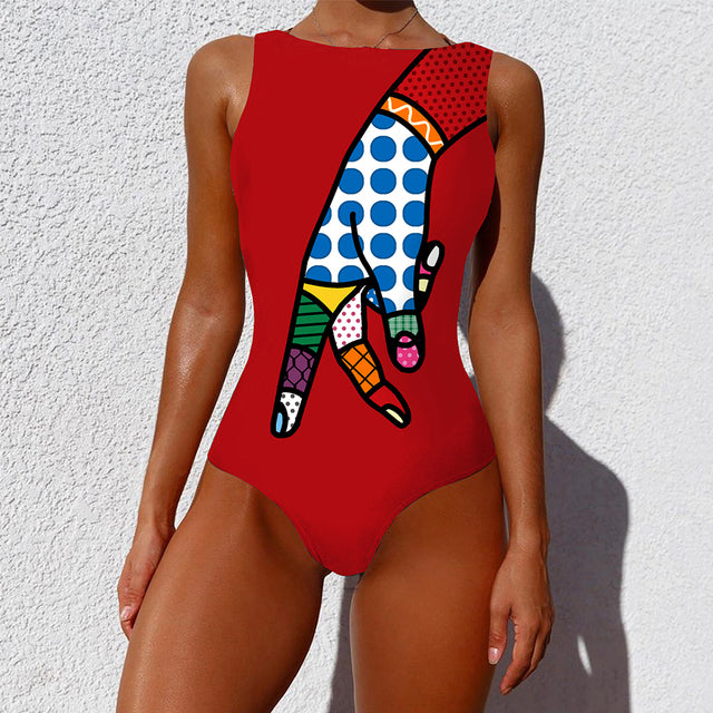 Eye See You... One Piece Swimsuit