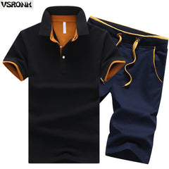 Men's Polo Short Set Goes Up To Plus Sizes