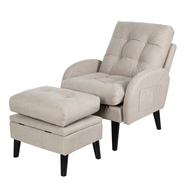 Comfy Chair W/ Ottoman