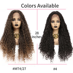 Synthetic Crochet Lock's Lace front Wig